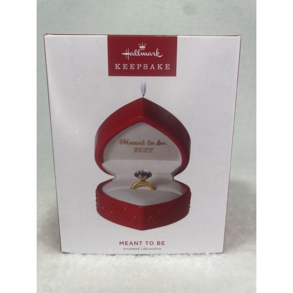 Hallmark Keepsake‎ 2022 Meant To Be Engagement Ornament NIB